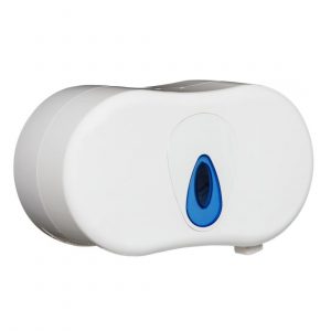 Perola® Twingo™ Modular Twin Toilet Roll Dispenser White (Versatwin)