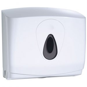 Perola® HanDri™ Small Plastic Universal Folded Hand Towel Dispenser