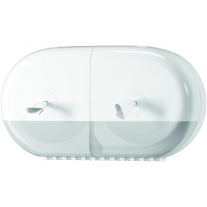Tork® T9 Elevations Mini SmartOne System Twin Toilet Roll Dispenser White