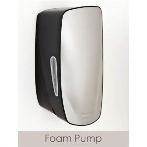CleanSource® 900ml Mercury S/Steel Front Bulk Fill FOAM Soap Dispenser