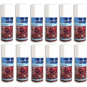 CleanSource® Premiaire Cranberry MINI MicroBurst Air Freshener Refill Cans (12x100ml)