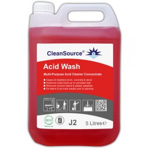 CleanSource® ACID-WASH Powerful High Strength Acidic Cleaner 5L