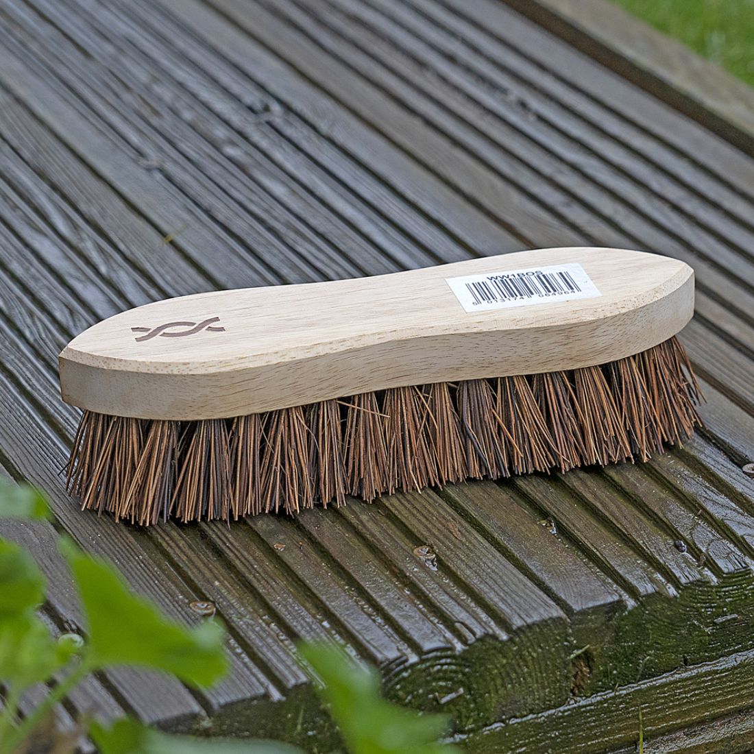 CleanSource® STIFF Hand Held Wooden Deck Scrub Brush - Caterclean Supplies