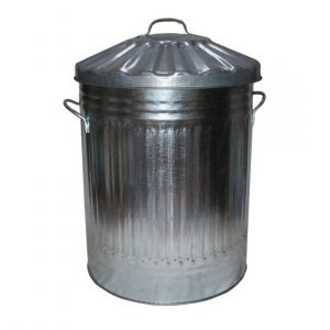 enviropal® 90 Litre Galvanised Dustbin With Lid