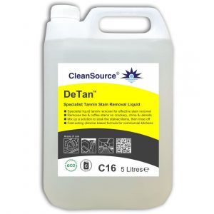 CleanSource® DeTan Specialist Tannin, Tea & Coffee Stain Remover Liquid 5L