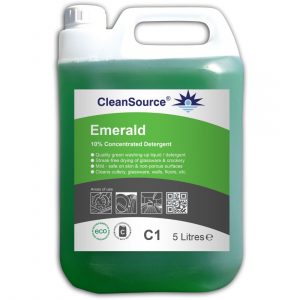 CleanSource® EMERALD 10% Washing-Up Detergent 5L