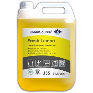 CleanSource® FRESH LEMON Disinfectant & Deodoriser 5L