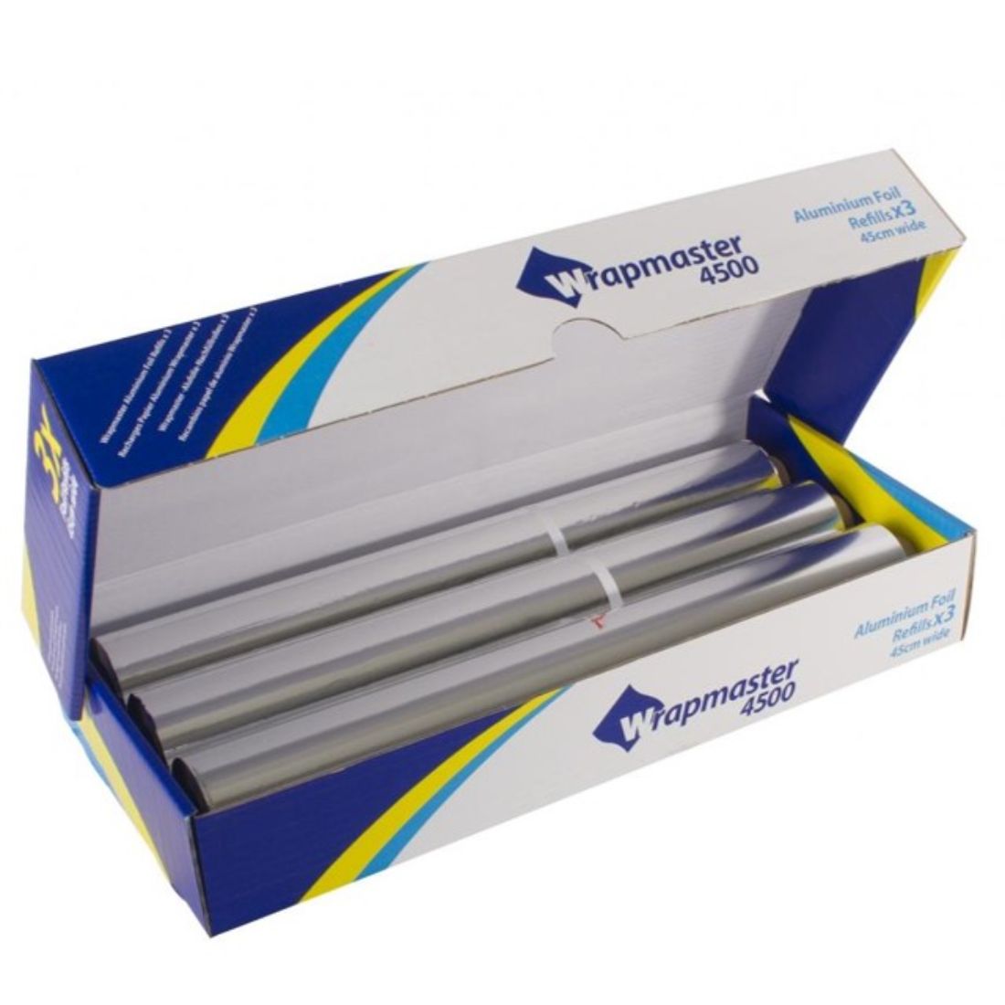 Wrapmaster 4500 Aluminium Foil Refill Rolls - 45cm x 90m - Caterclean  Supplies