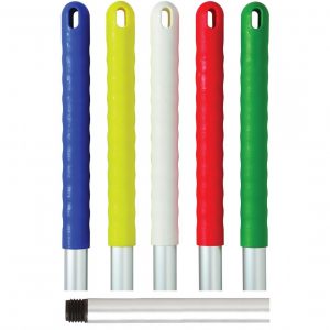49" Screw-thread Aluminium Hygiene Handle - B/G/R/Y