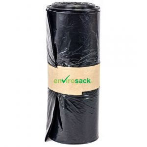 envirosack® Black Refuse Sacks on Roll (18x29x39") 90L (8 rolls x 25)