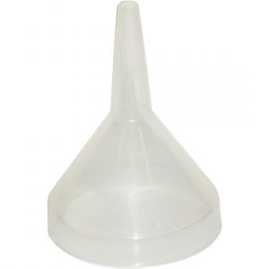 CleanSource® 5" (12.5cm) Clear Plastic Funnel