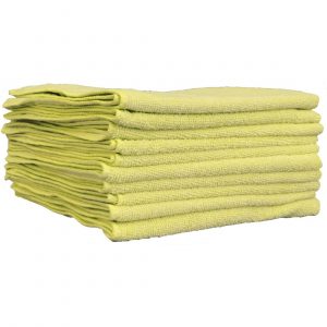 CleanSource® XL Heavy Duty Microfibre Cleaning Cloth Yellow 40x40cm