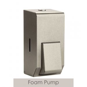 CleanSource® 400ml Brushed S/Steel Bulk Fill FOAM Soap Dispenser