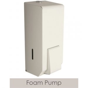 CleanSource® 900ml White Metal Bulk Fill FOAM Soap Dispenser