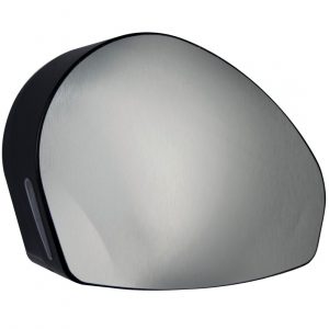 Perola® Mercury Stainless Steel Mini Jumbo Toilet Roll Dispenser