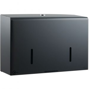 Perola® Twingo™ System Double Toilet Roll Dispenser Graphite Metal