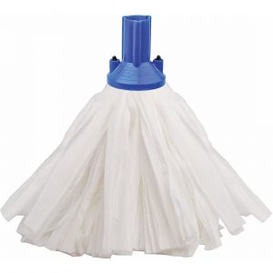 CleanSource® No.12 (120g) Excel Big White Fabric Strip Socket Mop Head Blue