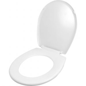 Commercial Thermoplastic Standard Closing Toilet Seat White