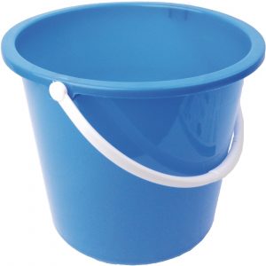 CleanSource® 10 Litre Round Plastic Bucket Blue