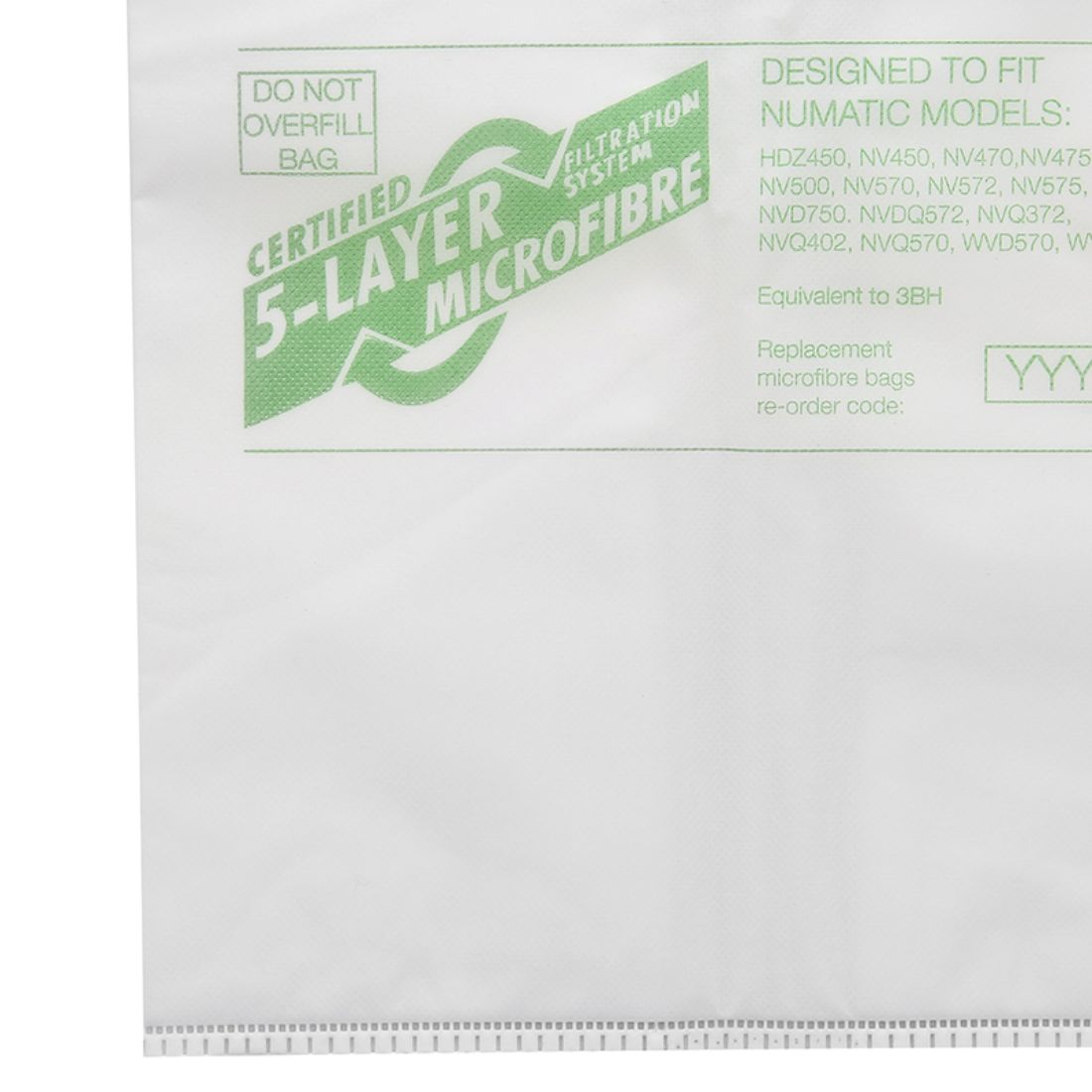 Numatic NMV-1CH HEPA Vacuum Bags 10 Pack – small • Bridge Vacuum Cleaning  Supplies