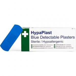 Blue Metal Detectable Plasters - 72mm x 25mm (Box 100)