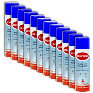 SILICONE SPRAY General Purpose Release Agent Aerosol (12x500ml)