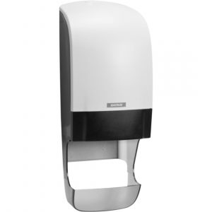 Katrin® Inclusive System Twin Toilet Roll Dispenser White