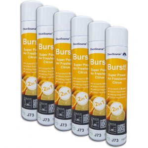 CleanSource® BURST CITRUS Super Power Giant Air Freshener (6x750ml)