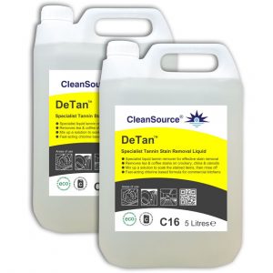 CleanSource® DeTan Specialist Tannin, Tea & Coffee Stain Remover Liquid (2x5L)