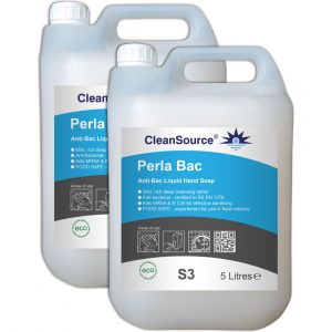 CleanSource® PERLA BAC Anti-Bac Liquid Hand Soap (2x5L)