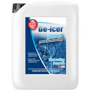 Bulk Instant Spray De-Icer 5L (Works down to -20°C) & Prevents Refreezing