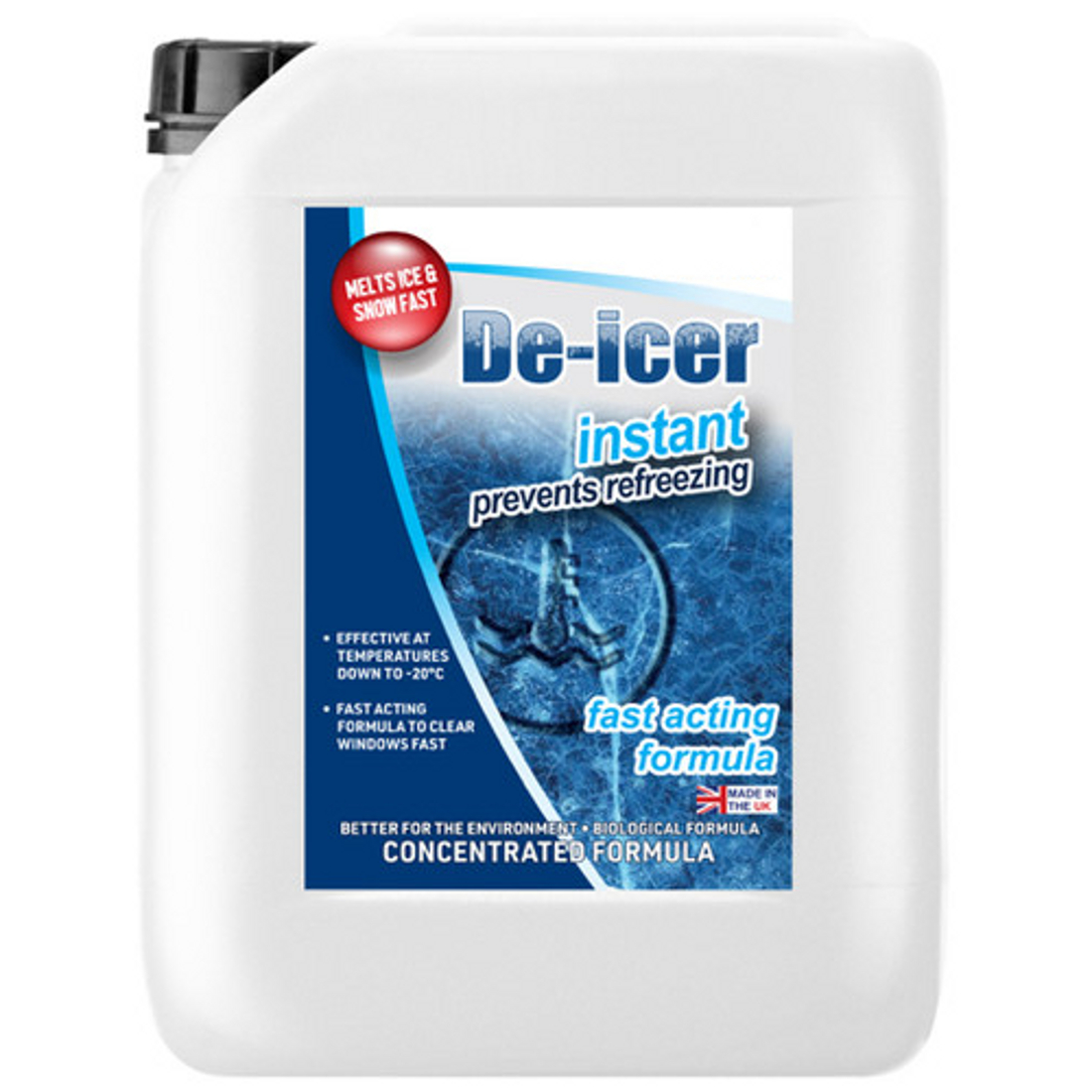 Bulk Instant Spray De-Icer 5L (Works down to -20°C) & Prevents Refreezing -  Caterclean Supplies