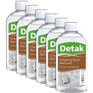 DETAK Solvent Chewing Gum Remover (6x300ml) - Caterclean Supplies