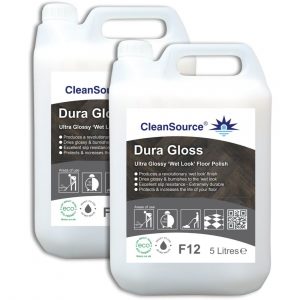 CleanSource® DURA GLOSS Ultra High Gloss 'Wet look' Floor Polish (2x5L)