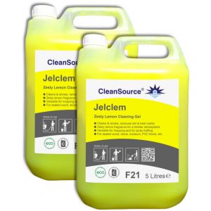 CleanSource® JELCLEM Lemon Floor Cleaning Gel (2x5L)