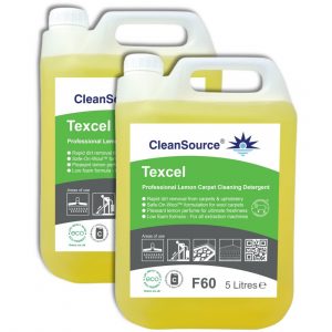 CleanSource® TEXCEL Woolsafe Lemon Carpet Cleaning Detergent (2x5L)