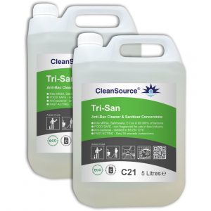 CleanSource® TRI-SAN Food-Safe Anti-Bac Cleaner & Sanitiser Concentrate (2x5L)
