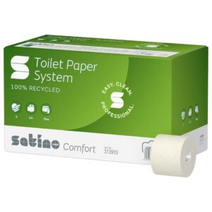 Satino JT3 3-Ply TwinMatic Luxury System Toilet Rolls (1x24)