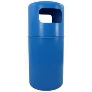 enviropal® TuffBin™ 90L 2 Way Access Round Hooded Litter Bin Blue