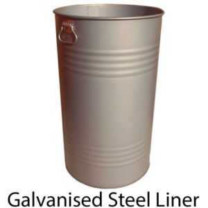 enviropal® Large Galvanised Liner for Hooded Outdoor Litter Bins
