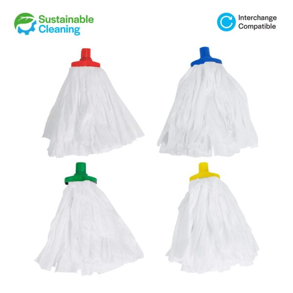 Semi-Disposable SYRSorb Interchange Socket Mop Heads 100g (1x50) - Image 1