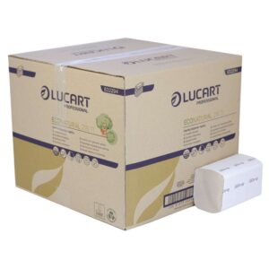 L-ONE EcoNatural Interfolded Dispenser Napkins 2-Ply Unbleached (1x6000)