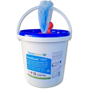CleanSource® SaniZone™ 1500 Big-Value Food-Safe Sanitising Wipes (1x1500)