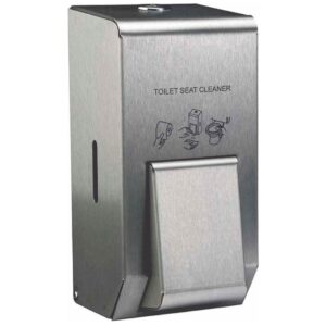 Brushed S/Steel 400ml Spray Pump Toilet Seat Sanitiser Dispenser