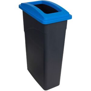 enviropal® 90L Wall Hugger SlimBin & Blue Open Lid