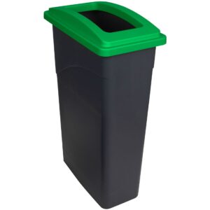 enviropal® 90L Wall Hugger SlimBin & Dark Green Open Lid