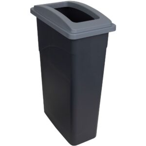 enviropal® 90L Wall Hugger SlimBin & Grey Open Lid