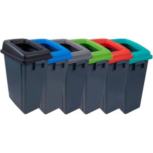 enviropal® 60L Recycling Buddy Bin + Open Lid - All Colours