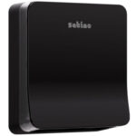 Satino Hyginity Slim Z-Fold Hand Towel Dispenser STD - Black
