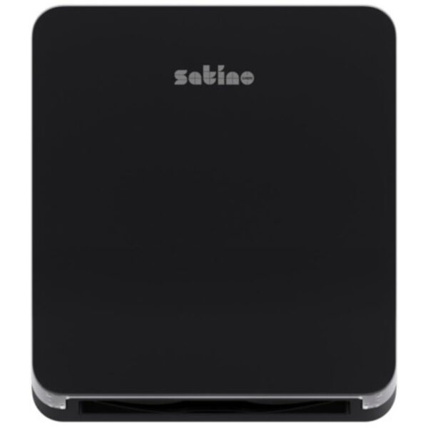 Satino Hyginity Slim Z-Fold Hand Towel Dispenser STD - Black - Image 3